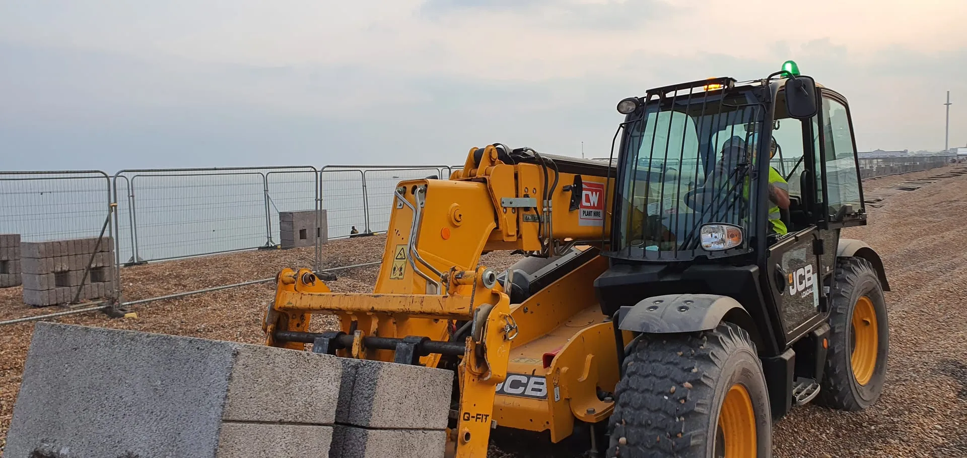 Evening site work
